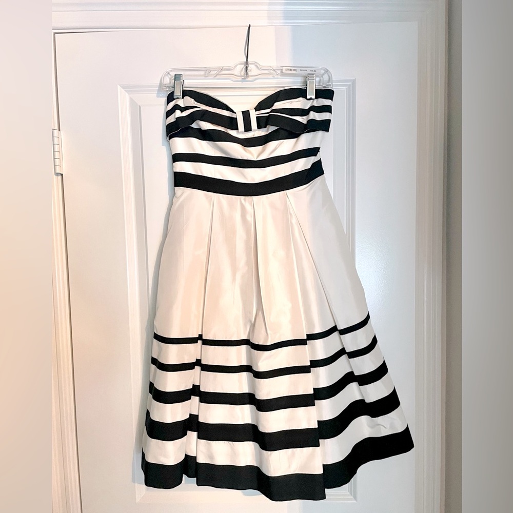 Kate Spade Black & White Stripe Dress